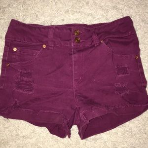 Plum shorts!